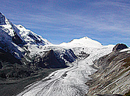 Glacier of Großglockner mountain